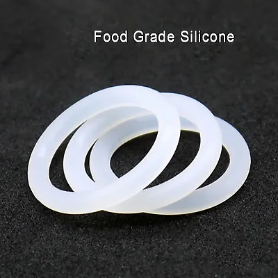 1.5mm Wire Diameter  White Food Grade Silicone O-Ring 5mm-85mm ODO Rings Seal • $121.65