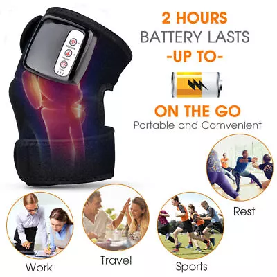 £20.99 • Buy Knee Joint Arthritis Pain Physiotherapy Massager Heat Vibration Relaxing Machine