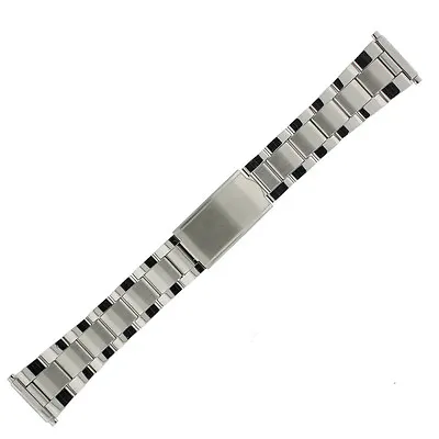  Watch Band Tech Swiss Oyster Link Stainless Steel Metal Mens 18mm To 22mm • $19