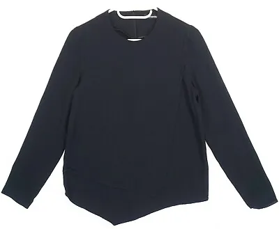 Marimekko Mons Black Viscose Blouse Size 40 • $18