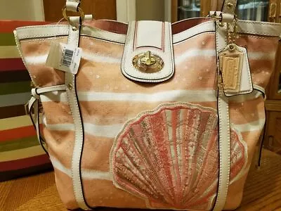 Rare Brand New Coach Madison Audrey Leather Seashell Tote  Only 1 New On Ebay • $749.99