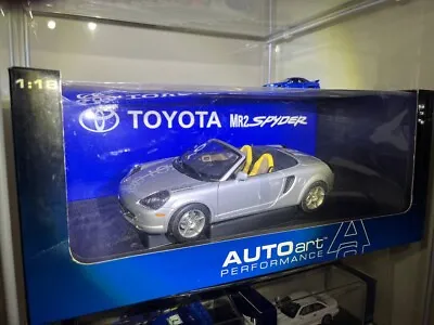 1:18 Rare Autoart Toyota Mr2 Spyder Silver New In Box 78712 • $250