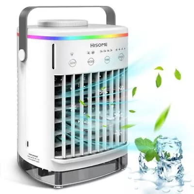 HISOME Portable Mini AC Air Conditioner Personal Unit Cooling Fan Humidifier • $34.95