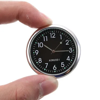 1x Universal Mini Pocket Quartz Analog Watch Clock Luminous For Car Motorcycle  • $6.59