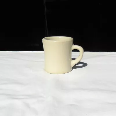 Vintage Off White Victor USA Diner Heavy Restaurant Ware Ceramic 4oz Coffee Mug • $19.99