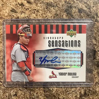 Yadier Molina 2006 Upper Deck Signature Sensations AUTO St Louis • $124.99