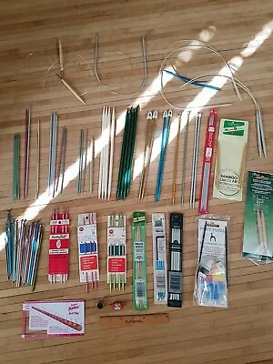 $49.99 • Buy Large Lot Of Vintage Knitting Needles, Crochet Hooks And Other. 70+ Pieces