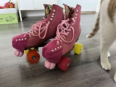 Moxi Lolly Roller Skate Size 8 Barbie Edition-customized • $320