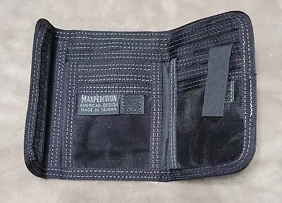 Maxpedition 0229B Black Water Resistant Tactical Spartan Wallet • $17