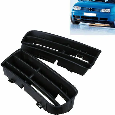 Pair For VW Golf MK4 1998-2006 Bumper Grilles Fog Lights Lower Grilles Cover • $19.52