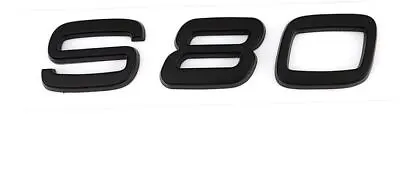 For VOLVO S80 Rear Boot Trunk Emblem Sticker Letter Badge Matte Black • $20.95