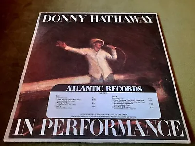 £24.99 • Buy Donny Hathaway-in Performance Lp(atlantic-usa)promo