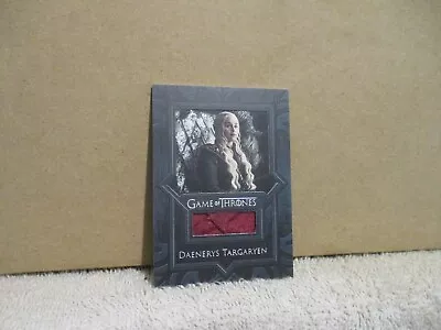 Rittenhouse Game Of Thrones Inflexions Daenerys Targaryen Costume Cape Relic Vr9 • $89.99