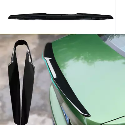 Black 120CM Car Rear Trunk Roof Hatch Gate  Bonnet Rubber Lip Spoiler Tail Wing  • $50.30