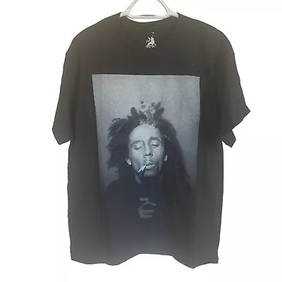 Bob Marley Zion Rootswear Graphic Black Crew Neck T-shirt Size Large NWT • $19
