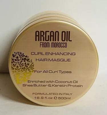 Curl Enhancing Hair Masque For All Curl Types W/ Argan Coconut Oil & Keratin  • $26.99