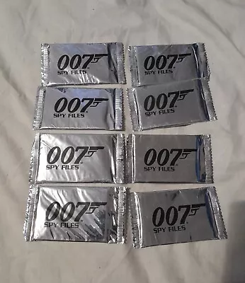 8 X 007 James Bond Spy Files Card Packets Unopened • £22.50