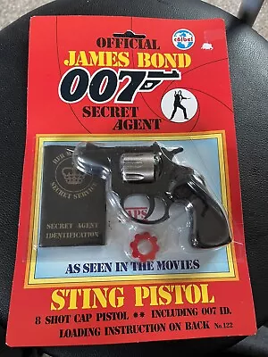James Bond Sting Pistol Coibel Toy Collectible 1985 • £84.99