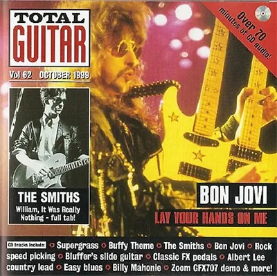 £5.50 • Buy Total Guitar - Cd Volume 62 - Smiths - Bon Jovi - Supergrass - Albert Lee