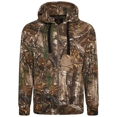 Forge Men's Hoodie  Camouflage Jungle Print Combat  Zipper  S TO 6XL Latest • £14.99