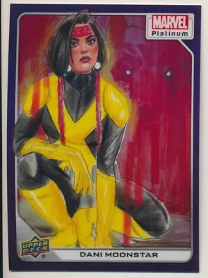 #26 DANI MOONSTAR 2023 Upper Deck Marvel Platinum PURPLE RAINBOW • $14.99