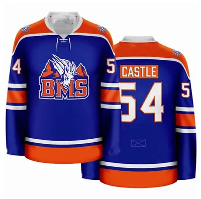 Movie Blue Mountain State Alex Moran #7 Thad Castle #54 Hockey Jersey Custom • $59.90