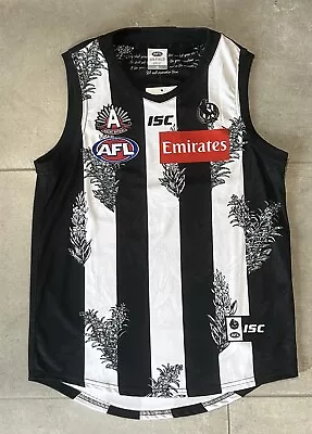 Afl Collingwood Magpies 2020 Anzac Day Retail Guernsey Isc Size Medium Brand New • $79.99