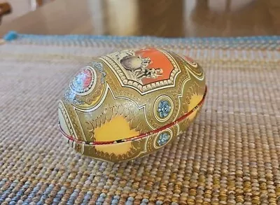 Vintage Tin Easter Egg Candy Container • $8