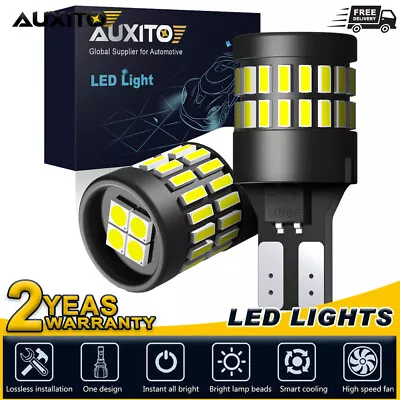 AUXITO 2X T15 912 921 W16W CANBUS LED Reverse Wedge Globe Car Light Bulb 6000K • $13.59