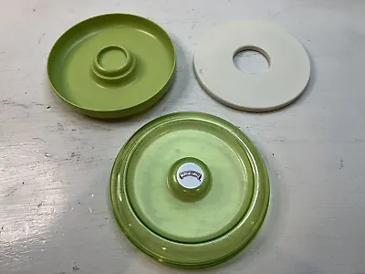 Margaritaville Salt Lime Rimming Tray Set AD2000 Green Plastic Sunbeam Rimmer • $15