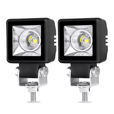 2X 2inch Square LED Light Cube Pods Spot Flood Driving Fog Lamp For Jeep Offroad • $26.99