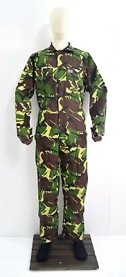 UK Woodland Camouflage Camo Overall Coverall Boiler Suit British DPM Army Work • £26.99