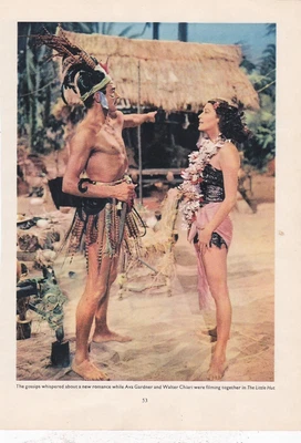 £2.19 • Buy Ava Gardner Walter Chiari  The Little Hut  - 7x9 -   - Picturegoer 1958 - FF11