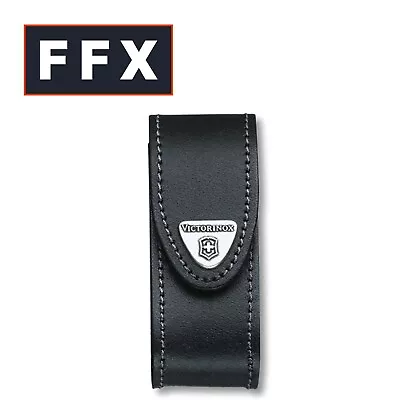 Victorinox VIC4052030 Black Leather Belt Pouch 2-4 Layer • £18.39