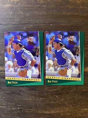 1993 Score Select #347 Mike Piazza Rookie 2 Card Lot RC NM Los Angeles Dodgers • $2.25