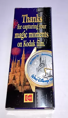 Vintage Walt Disney World/ Eastman 25th Anniversary Watch 1997 Kodak With Box • $9.89