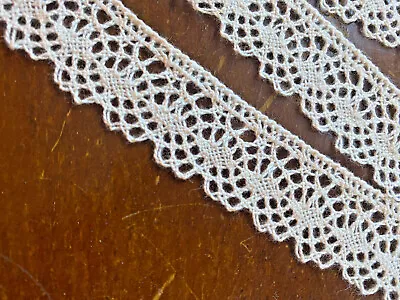 Cream Lace Crochet Cluny Style Galloon Trim 25mm Width Pretty And Dainty • £2.25