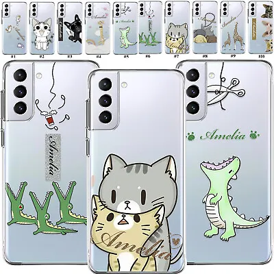 For Samsung Galaxy A05s A14 A34 A54 A15 A13 Animal Personalised Phone Case Cover • £5.75