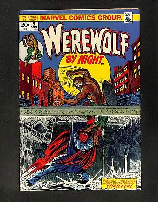 Werewolf By Night #9 Terror Beneath The Earth! Tom Sutton Cover Art! Marvel 1973 • $5.50