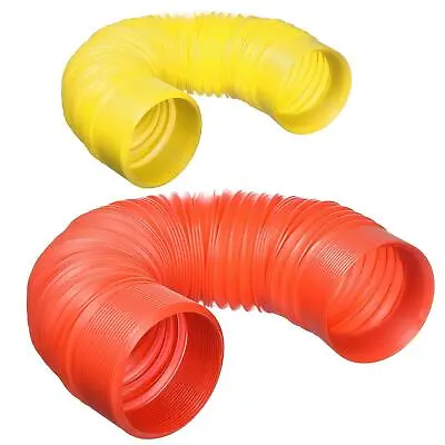 Assorted Colour Red Yellow Tube Expanding Plastic Toy Tunnel Guinea Pigs Hamster • £8.13