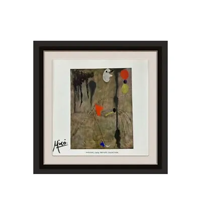 Joan Miro Original Vintage Collectible Print  Painting 1924 Signed • $60.56
