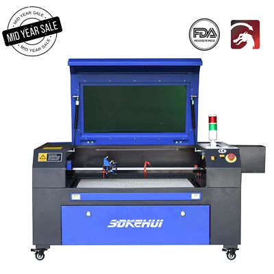 Autofocus 80W 700X500MM CO2 Laser Engraving Cutting Engraver Engraving Machine • £2399.09