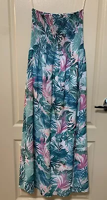 As New JEANS WEST Shirred Maxi Dress Size 12 • $30