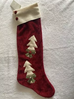$150 • Buy Woof & Poof Large 23 Inch Christmas Tree Stocking - Red