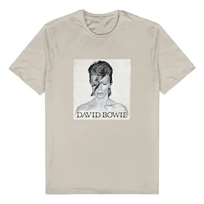 David Bowie Ziggy Stardust Beige Tee T-Shirt Easter Gifts • $19.95