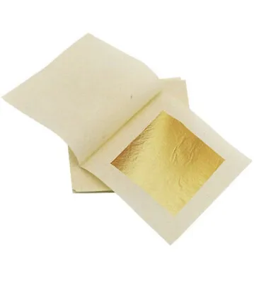 Edible Gold Leaf 30 Sheets 4.3x4.3cm • £10.50