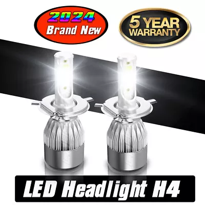 9003 H4 LED Headlight Bulbs Kit 10000W 1000000LM Hi/Lo Beam Super Bright White • $17.98