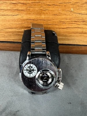 $12.99 • Buy V6 Super Speed Men's Silver Stainless Steel Band Analog Dial Quartz Wrist Watch