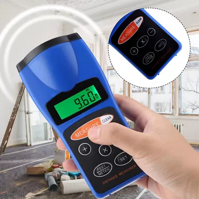 18m Ultrasonic Laser Distance Meter Measurer Area Volume Range Finder Measure • £20.89