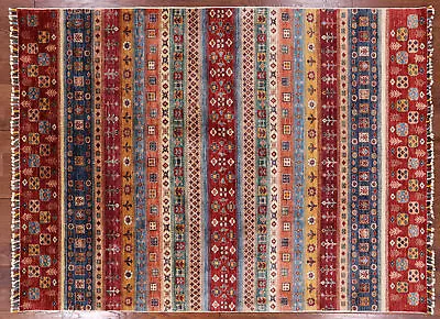 $1951.74 • Buy 5' 7  X 7' 6  Gabbeh Tribal Hand Knotted Wool Area Rug - P9877